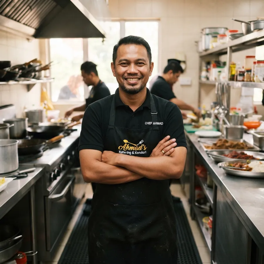 Chef Ahmad, pengusaha katering kenduri
