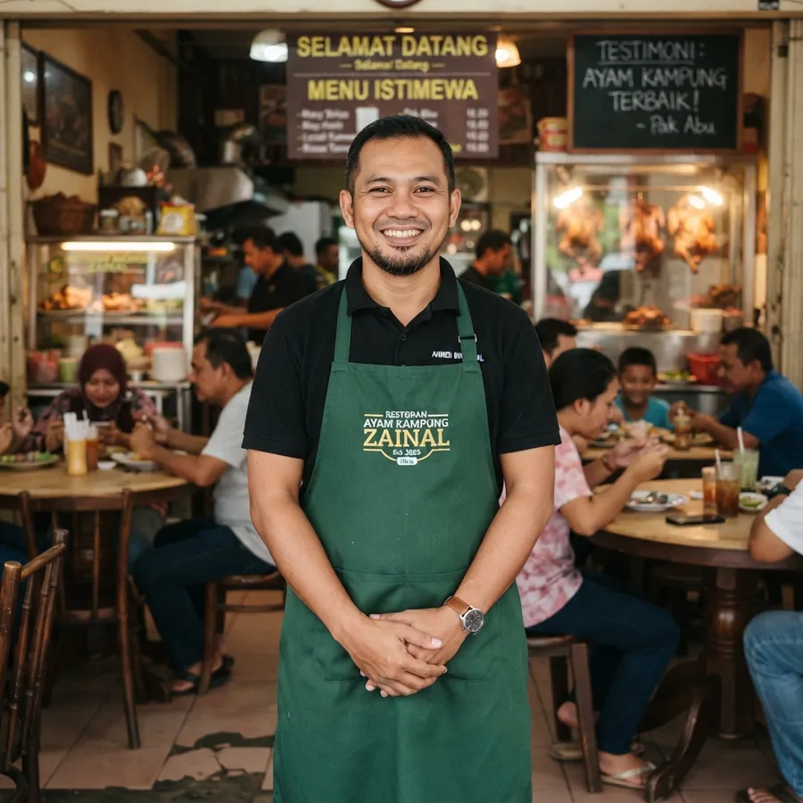 Encik Zainal, pemilik restoran